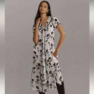 the bowline tiered midi dress by daily practice Bowline Tiered Midi Dress by Daily Practice